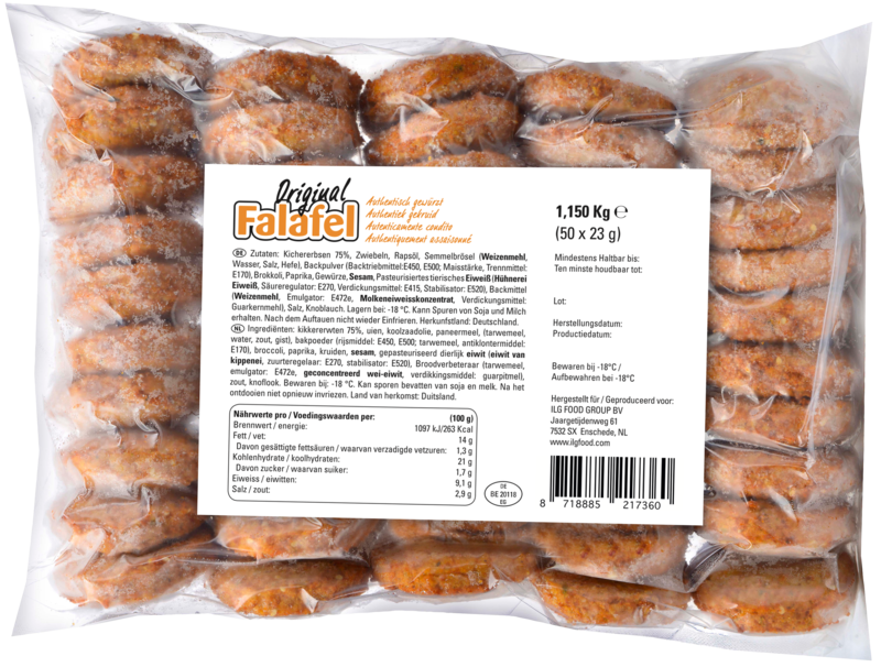 Falafel Original Gekruid 50st
