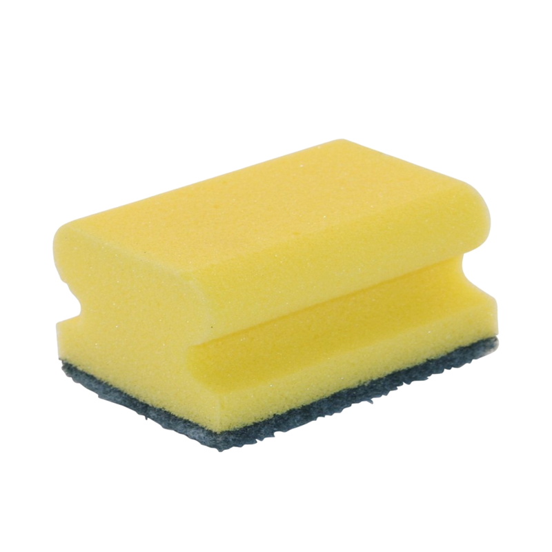 Scheurspons Geel/Groen 10st