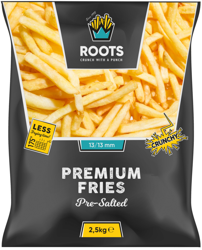 Roots Friet 13x13 4x2,5kg